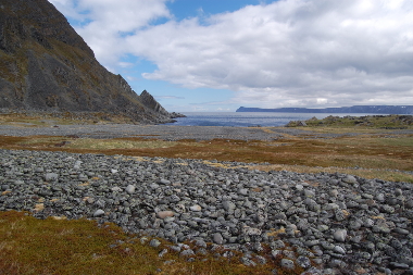 Raised beach, Nordkinnhalvya