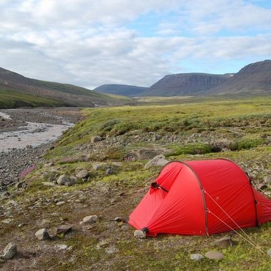 Tent site on Disko