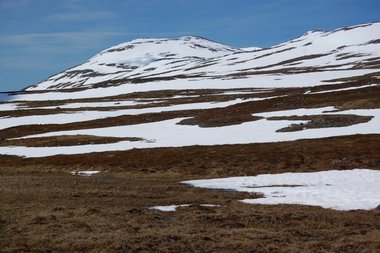 Summer snow in Badjelnnda