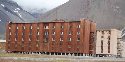 Pyramiden, spkstad, Svalbard