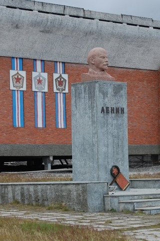 Traces of the Soviet era are still visible in Pyramiden, Svalbard