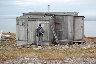 Old cabin, Russekeila, on Svalbard